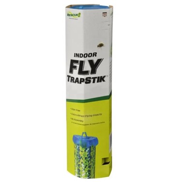 Rescue Trapstik for Flies Indoor Fly Trap (7.6 x 8 x 28 cm) Pack Of 3