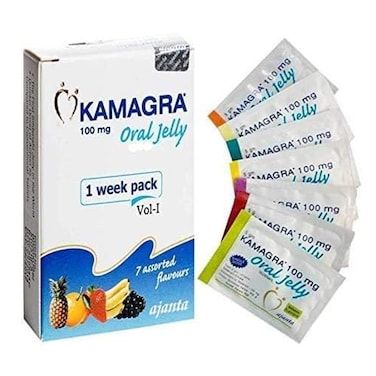 Kamagra Oral Jelly Week Pack 7X5Gm Sachets (100Mg)