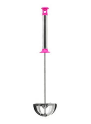 Action 30Cm Stainless Steel Skimmer Silver/Pink