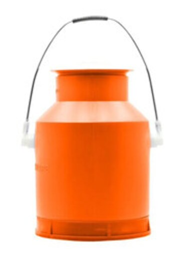 Action Light Weight Milk Storage Can 15 Litres Orange/Silver