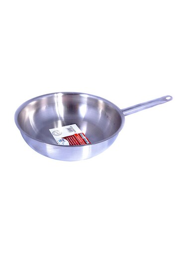 Chefset 22Cm Steel Fry Pan Without Lid Ci5822 22X6.5 Cm 4.3 Ltr Silver 20 cm