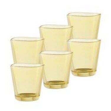 Ocean Centique Double Rock Summer Yellow 345 Ml Set Of 6 345 ml