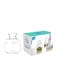 Ocean Glass Pop Jar With Lid Set 325Ml 2 Piece Clear