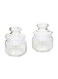 Ocean Glass Pop Jar With Lid Set 325Ml 2 Piece Clear