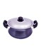 Raj 18Cm Anodized Handi With Lid Bbah02 18X11.5 Cm Black 18 cm
