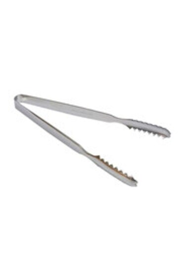 Raj 18Cm Stainless Steel Ice Cube Tong Silver