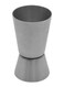 Raj 40Ml Stainless Steel Double End Peg Measure Jigger Silver