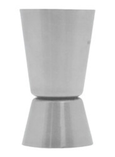 Raj 40Ml Stainless Steel Double End Peg Measure Jigger Silver
