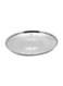 Raj 45Cm Steel Silver Touch Thala Round Dinner Plate Stt020 Silver 45 cm