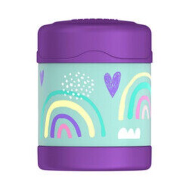 Thermos Funtainer Stainless Steel Kids Rainbows Jar 290Ml F30024Ra Insulated Food Jar Lunch Box Storage Container Thermal Flask For Travel