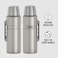 Thermos Stainless Steel Vacuum Insulated Steel Bottle 1.2Ltr Sk2010Ms Bottle Vacuum Flask Thermal Bottle 1.2 Ltr