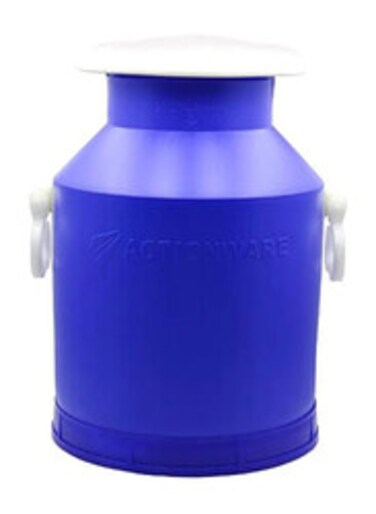 Action Light Weight Milk Can 20 Litres Blue