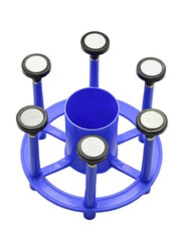 Action Plastic Glass And Spoon Stand Blue/Black