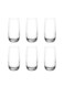 Ocean 370Ml 6-Piece Iris Hi Ball Glass Tumbler Set C13013 Clear 6 Piece