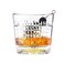 Ocean Matter Fix Double Rock Glass Set Of 6 350 Ml P04261 Double Rock Glass Lowball Glass Water Glass Whiskey Glass Whisky Glass Old Fashioned Glass Scotch Glass Cocktail Glass 350 ml