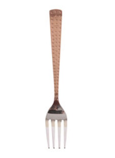 Raj 3-Piece 19Cm Copper Dessert Fork Set Rcdf03 Brown