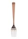 Raj 3-Piece 19Cm Copper Dessert Fork Set Rcdf03 Brown