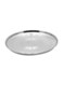 Raj 55Cm Steel Silver Touch Thala Round Dinner Plate Stt024 Silver 45 cm