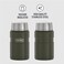 Thermos Stainless Steel Vacuum Insulated Army Green Jar 710Ml Sk3020Ag Insulated Food Jar Lunch Box Storage Container Thermal Flask For Travel