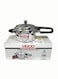 Vinod 2 Ltr Steel Induction Pressure Cooker With Outer Lid Vpc002 Silver 5 Ltr