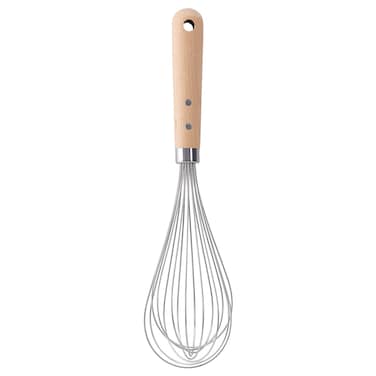 Balloon Whisk Stainless Steel/Beech 30 Cm