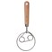 Dough Whisk Stainless Steel/Beech 26 Cm
