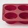 Muffin Mould Dark Red 18X30 Cm
