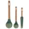 Spatula Set Of 3 Wood/Dark Grey-Green