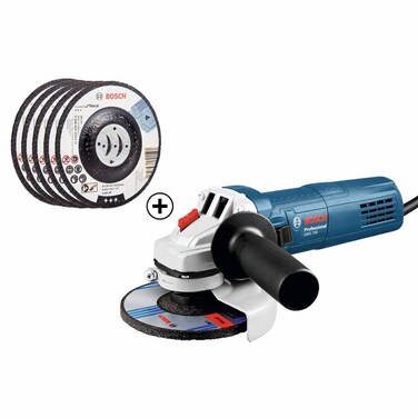 Angle Grinder GWS 700 (710 W) + Cutting Disc (5 Pc.)