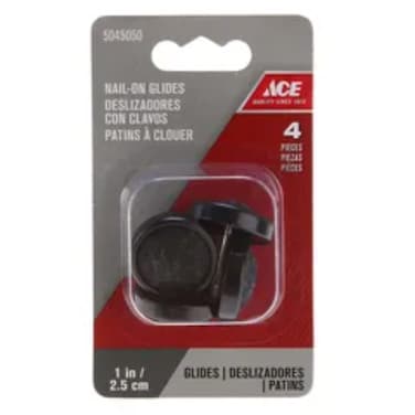 Carpet Base Non-Slip Nail On Glides (2.54 cm)
