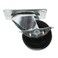 Swivel Soft Rubber Industrial Use Caster Plate W/Brake (7.62 cm)