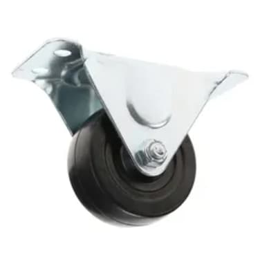 Rigid Soft Rubber Medium Duty Caster Plate (6.35 cm)