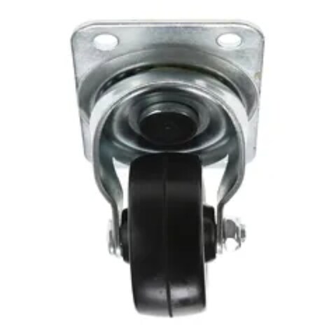 Swivel Soft Rubber Medium Duty Caster Plate (6.35 cm)