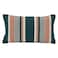 Atmosphera Striped Cotton &amp; Polyester Fluted Cushion (50 x 8 x 30 cm, Multicolor)