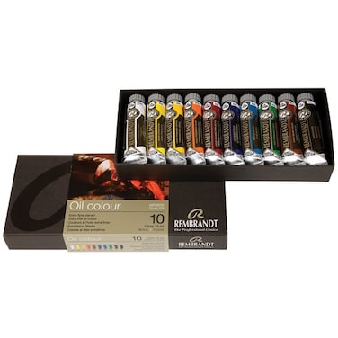 Rembrandt Oil Colour Paint Basic Set, 10X15Ml Tubes