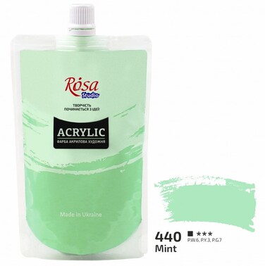 ROSA Studio Acrylic Paint in Soft-Pack Mint 200ML