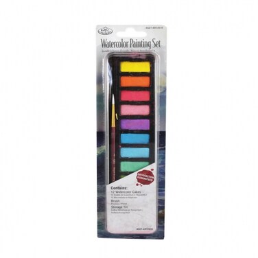 Royal &amp; Langnickel Watercolor Painting Set W/Tin