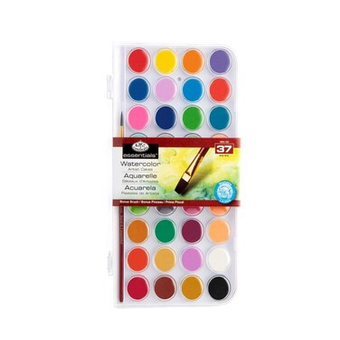 Royal &amp; Langnickel - 36Color Watercolor Artist Paint Cake Set With Brush