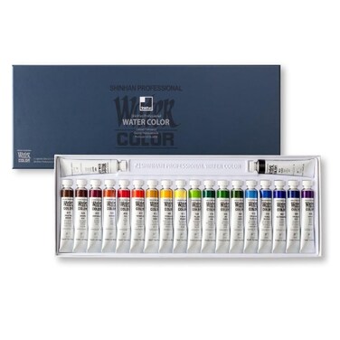 Shinhan Professional Watercolor Paint 12Ml Tubes 20 Color Set