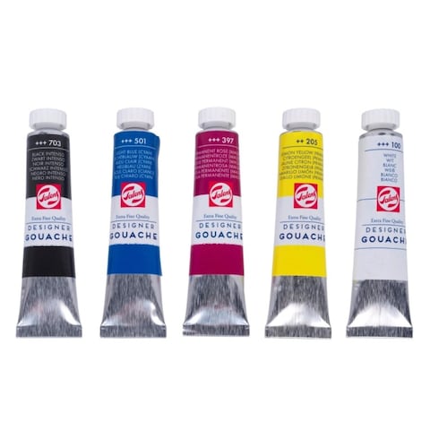 TALENS Gouache Extra Fine mixing set 20ml tubes 5pcs SET