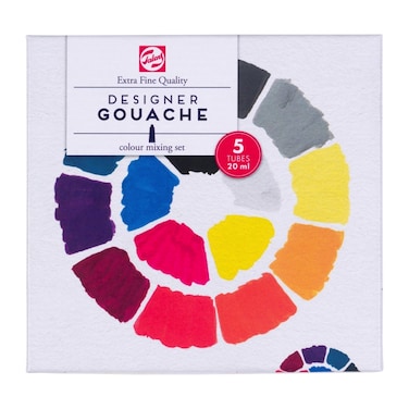 TALENS Gouache Extra Fine mixing set 20ml tubes 5pcs SET