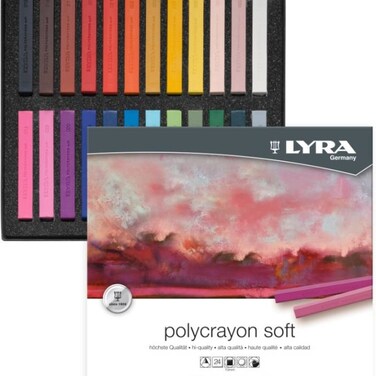 Lyra Polycrayon Soft- 24 Colour Set