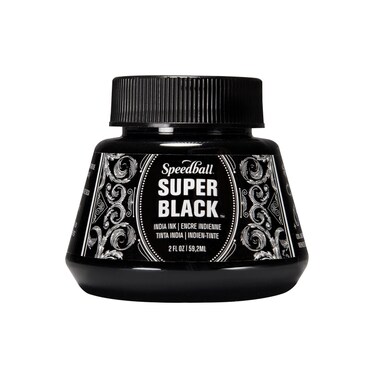 Speedball Super Black India Ink 59.2Ml(2Oz)