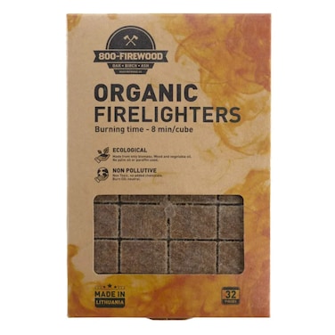 Woodbioma Organic Firelighters (Pack of 32)