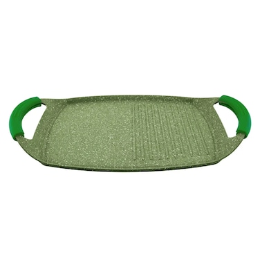 Prestige Essentials Non-Stick Granite Grill Pan W/Aluminum Base (47 x 32 x 29 cm, Green)