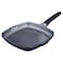 Prestige Essential Cast Aluminum Grill Pan Induction-Based (Black, 28cm)