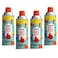Flame-on Butane Cooking Gas Pack (4 Pc.)