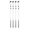 Paradiso Chromed Steel Skewers Pack (4 Pc.)