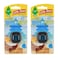 Little Trees Vent Liquid Car Air Freshener Pack Of 2 (3 ml, Caribbean Coloda)