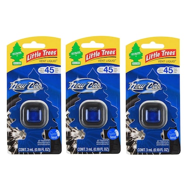 Little Trees Vent Liquid Car Air Freshener Pack Of 3 (3 ml, New Car)
